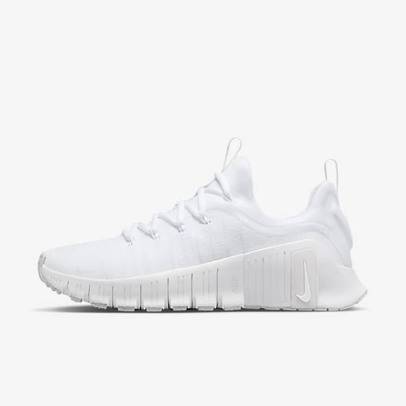 All white nike free hot sale